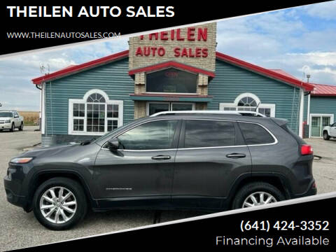 2015 Jeep Cherokee for sale at THEILEN AUTO SALES in Clear Lake IA