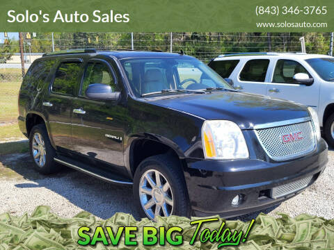 2007 GMC Yukon for sale at Solo's Auto Sales in Timmonsville SC