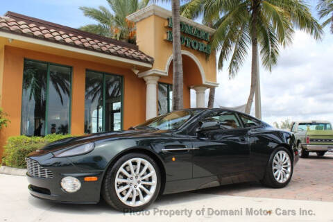 2003 Aston Martin V12 Vanquish for sale at Domani Motors in Deerfield Beach FL