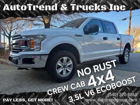 2019 Ford F-150 for sale at AutoTrend & Trucks Inc in Fredericksburg VA