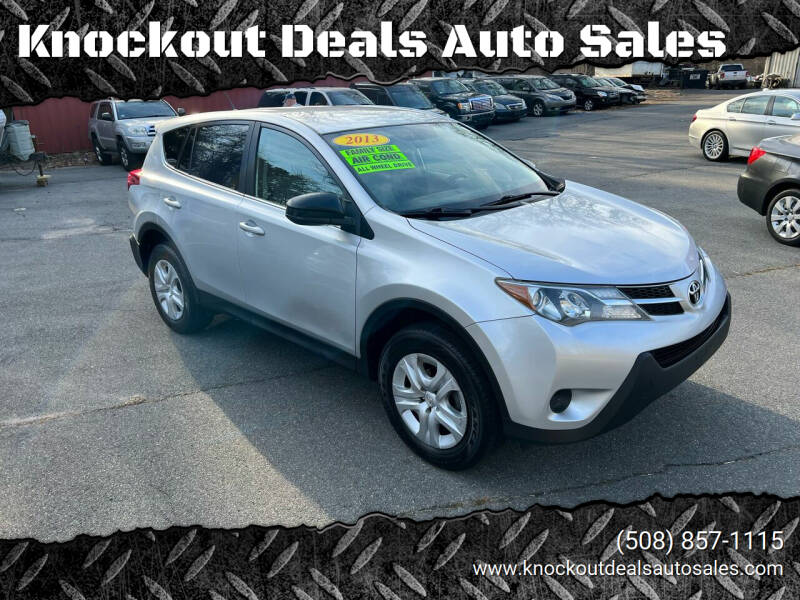 2013 Toyota RAV4 for sale at Knockout Deals Auto Sales in West Bridgewater MA