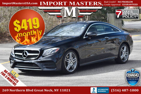 2019 Mercedes-Benz E-Class for sale at Import Masters in Great Neck NY