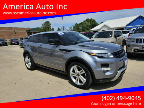 2012 Land Rover Range Rover Evoque Coupe for sale at America Auto Inc in South Sioux City NE