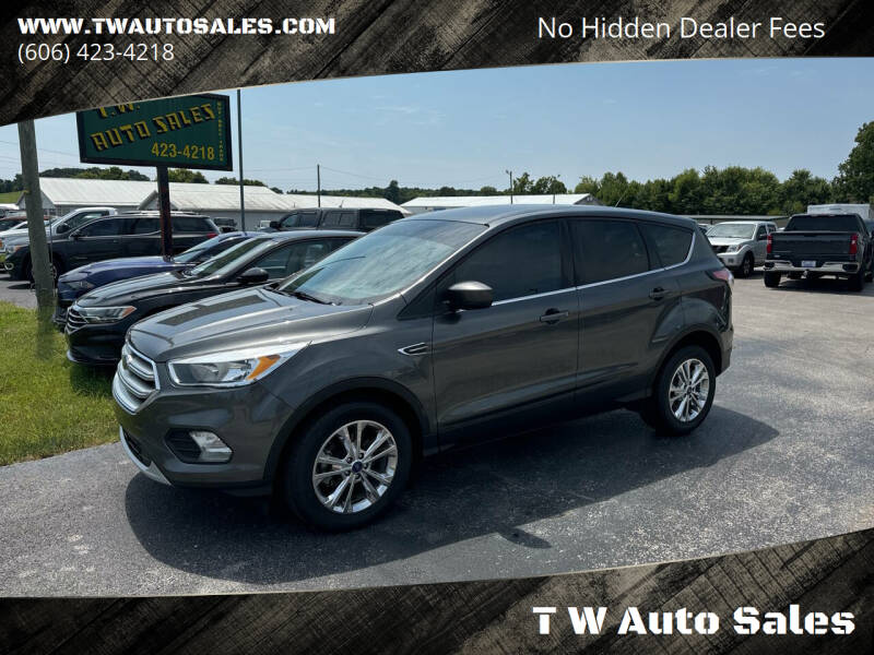 2017 Ford Escape for sale at T W Auto Sales in Science Hill KY