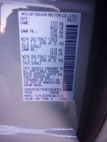 2026 Nissan Frontier PRO-4X