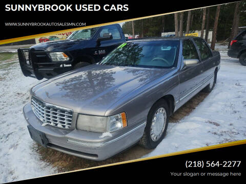 1999 Cadillac DeVille for sale at SUNNYBROOK USED CARS in Menahga MN