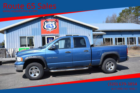 2005 Dodge Ram Pickup 1500 for sale at Route 65 Sales in Mora MN