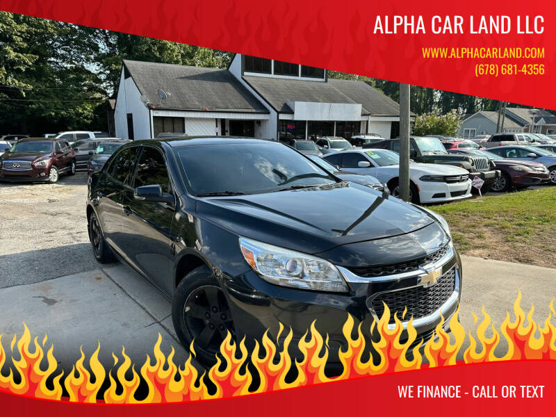 2015 Chevrolet Malibu for sale at Alpha Car Land LLC in Snellville GA