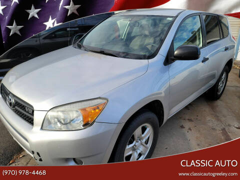 2008 Toyota RAV4 for sale at Classic Auto in Greeley CO