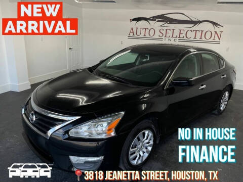 2015 Nissan Altima for sale at Auto Selection Inc. in Houston TX