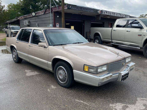 1990 Cadillac DeVille for sale at Texas Luxury Auto in Houston TX