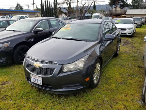2013 Chevrolet Cruze for sale at SAVALAN AUTO SALES in Gilroy CA