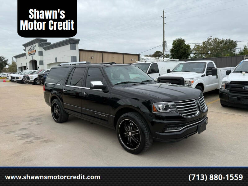 2017 Lincoln Navigator L for sale at Shawn's Motor Credit in Houston TX