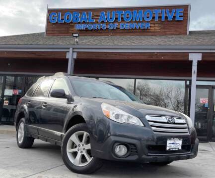 2013 Subaru Outback for sale at Global Automotive Imports in Denver CO