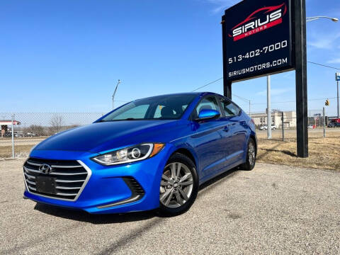 2017 Hyundai Elantra for sale at SIRIUS MOTORS INC in Monroe OH