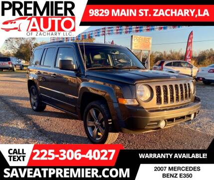 2015 Jeep Patriot for sale at Premier Auto of Zachary LLC. in Zachary LA