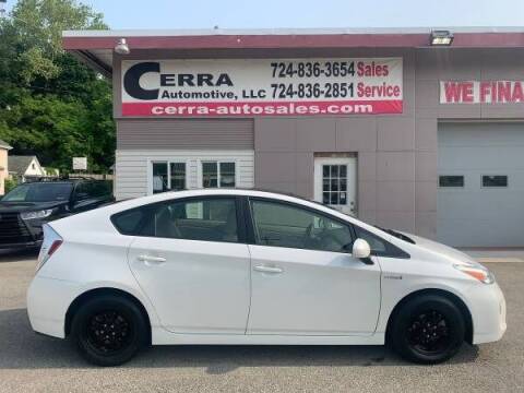 2013 Toyota Prius for sale at Cerra Automotive LLC in Greensburg PA