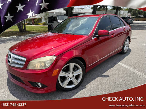 2010 Mercedes-Benz C-Class for sale at CHECK AUTO, INC. in Tampa FL