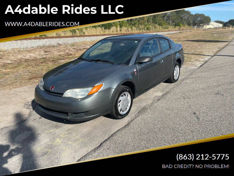 2007 Saturn Ion for sale at A4dable Rides LLC in Haines City FL