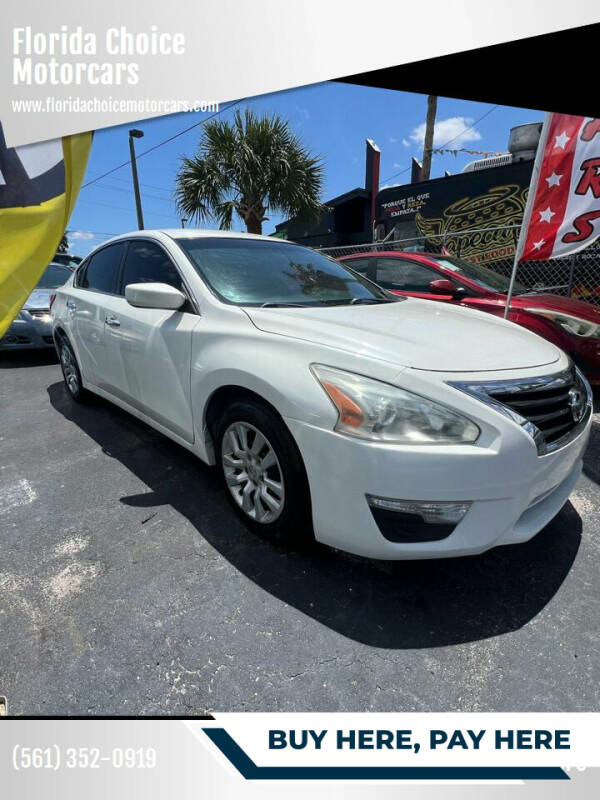 2013 Nissan Altima for sale at Florida Choice Motorcars in West Palm Beach FL