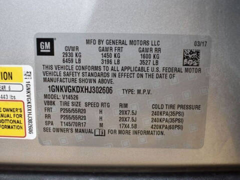 2017 Chevrolet Traverse LT