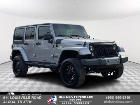 2014 Jeep Wrangler Unlimited for sale at Ole Ben Franklin Motors-Mitsubishi of Alcoa in Alcoa TN