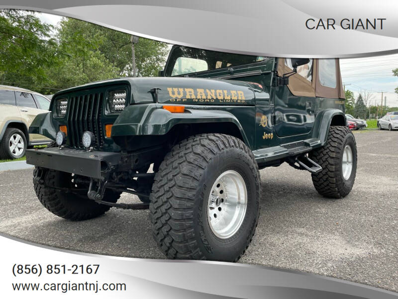 1995 Jeep Wrangler for sale at Car Giant in Pennsville NJ