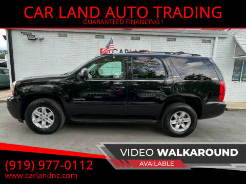 2013 GMC Yukon for sale at CAR LAND  AUTO TRADING in Raleigh NC