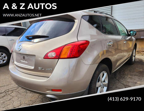 2010 Nissan Murano for sale at A & Z AUTOS in Westfield MA