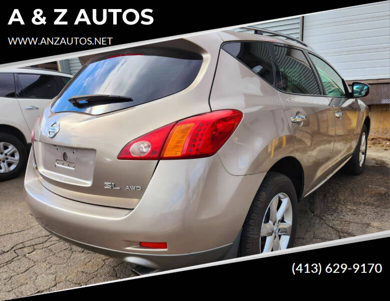 2010 Nissan Murano for sale at A & Z AUTOS in Westfield MA