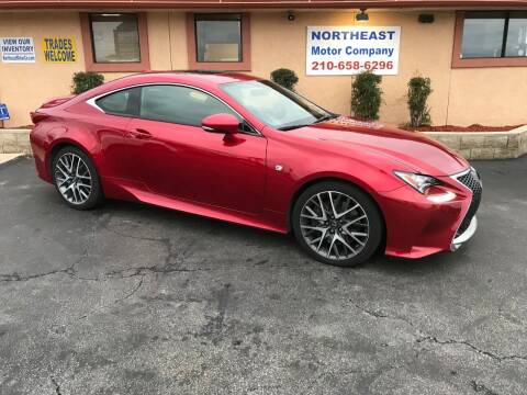 2015 Lexus RC 350 for sale at Northeast Motor Company in Universal City TX