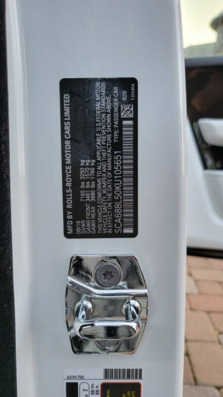 2019 Rolls-Royce Phantom EWB