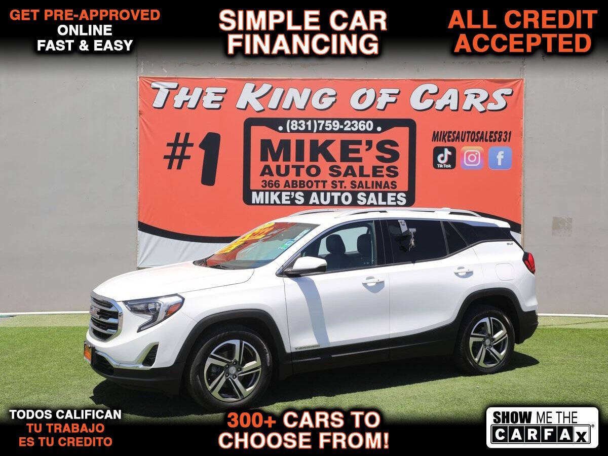 White 2021 GMC Terrain SLT SLT 4dr SUV 1