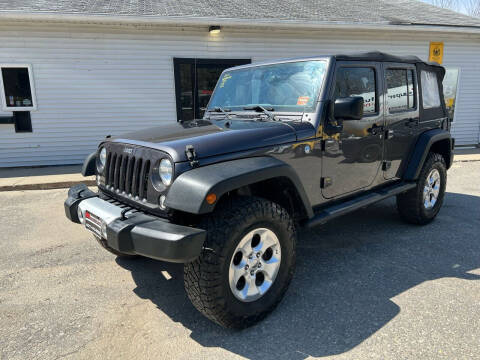 2017 Jeep Wrangler Unlimited for sale at Skelton's Foreign Auto LLC in West Bath ME