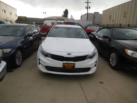 2016 Kia Optima for sale at CRESCENT AUTO SALES in Denver CO