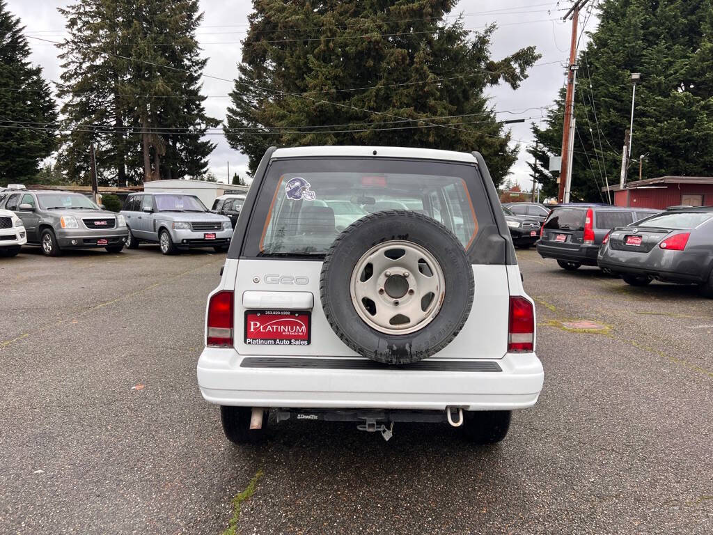 1997 Geo Tracker for sale at PLATINUM AUTO SALES INC in Lacey, WA