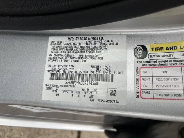 2012 Ford Fusion SE