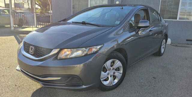 2013 Honda Civic for sale at High Rev Autos in Fontana, CA