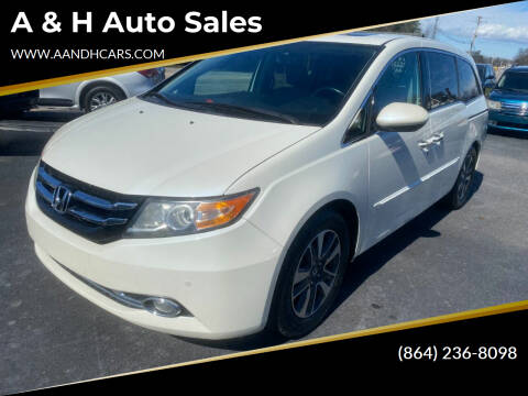 2015 Honda Odyssey for sale at A & H Auto Sales in Greenville SC