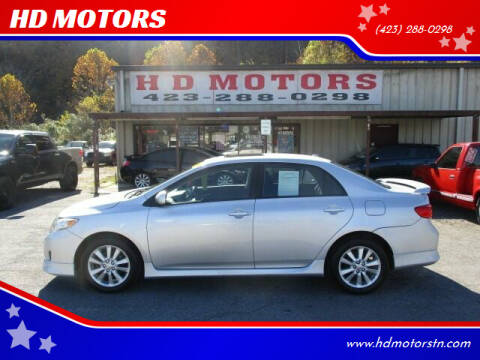2010 Toyota Corolla for sale at HD MOTORS in Kingsport TN