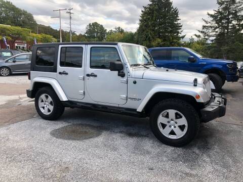 2007 Jeep Wrangler Unlimited for sale at Dussault Auto Sales in Saint Albans VT