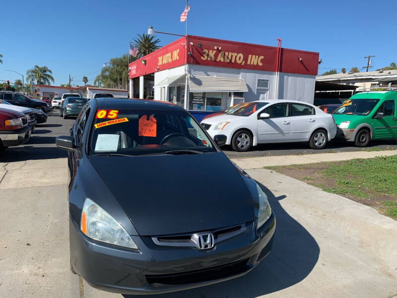 2005 Honda Accord for sale at 3K Auto in Escondido CA