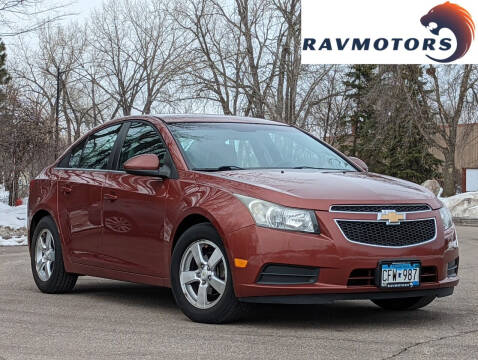 2012 Chevrolet Cruze for sale at RAVMOTORS- Burnsville in Burnsville MN