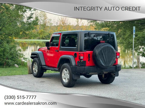 2015 Jeep Wrangler for sale at Integrity Auto Credit in Akron OH