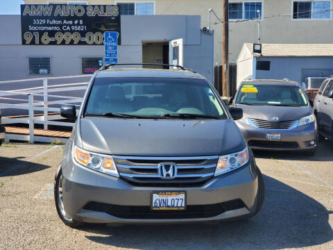 2012 Honda Odyssey for sale at AMW Auto Sales in Sacramento CA