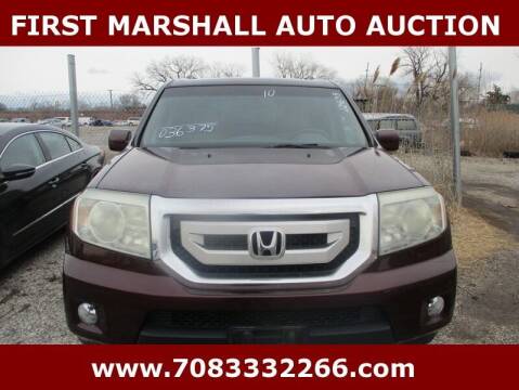2010 Honda Pilot for sale at First Marshall Auto Auction in Harvey IL