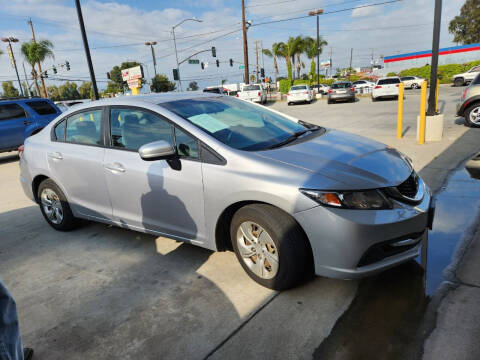 2015 Honda Civic for sale at E and M Auto Sales in Bloomington CA
