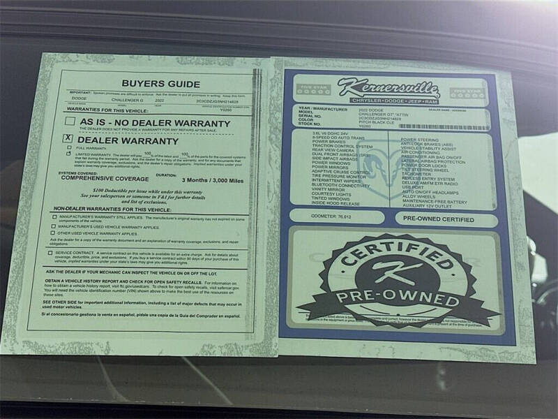 2022 Dodge Challenger GT