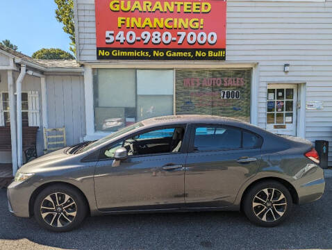 2013 Honda Civic for sale at IKE'S AUTO SALES in Pulaski VA