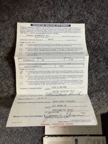 1983 Oldsmobile Ninety-Eight Regency